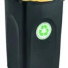 Pattumiera differenziata Stefanplast 70650 B COLOR LINE Nero e Giallo