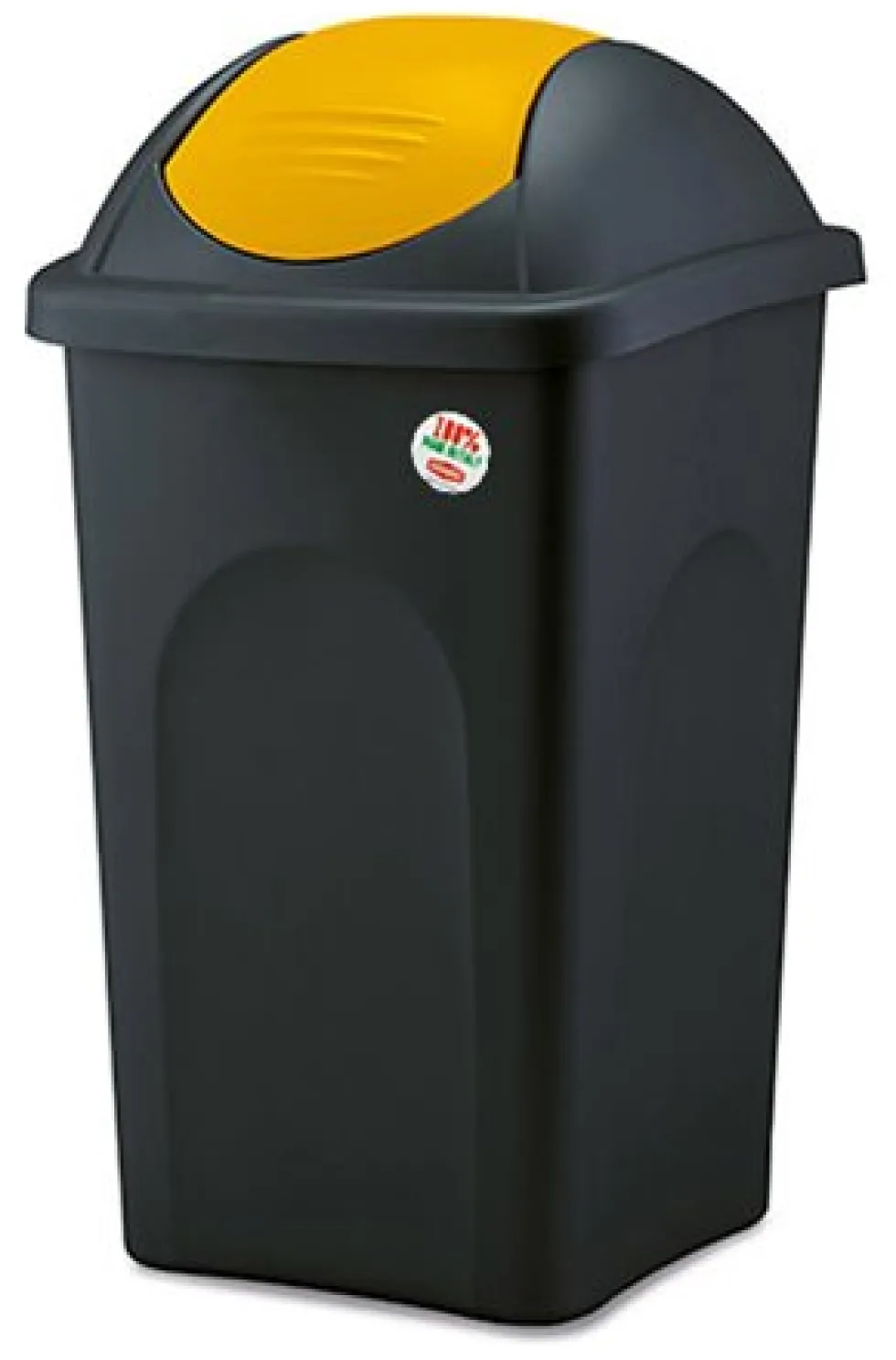 Pattumiera differenziata Stefanplast 70211 MULTIPAT Nero e Giallo