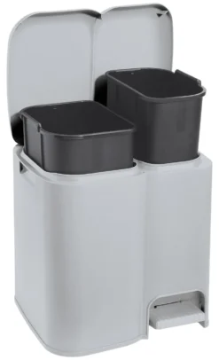 Pattumiera differenziata Tontarelli 810520510D AURORA Patty 2 Grigio