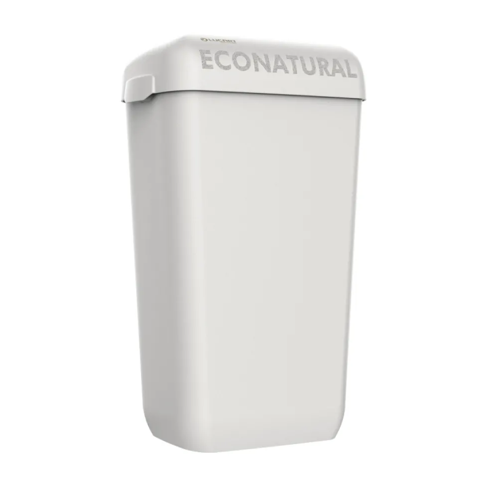 Pattumiera EcoNatural bianco