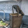Pattumiera forata per umido 10 litri con plastica riciclata