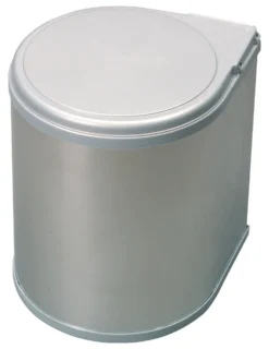 Pattumiera incasso Gollinucci LINEA 270 270 Grigio metallo