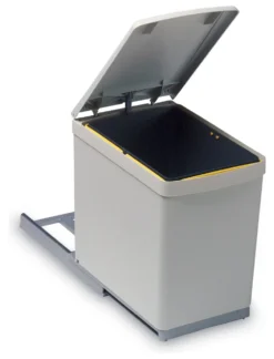 Pattumiera incasso Gollinucci LINEA 280 280 Grigio chiaro