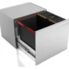 Pattumiera incasso Lavenox SY T 28 SYSTEM Inox