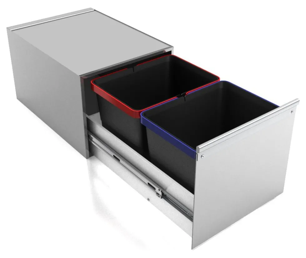 Pattumiera incasso Lavenox SY D 16 SYSTEM Inox