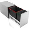 Pattumiera incasso Lavenox SY C 09 SYSTEM Inox