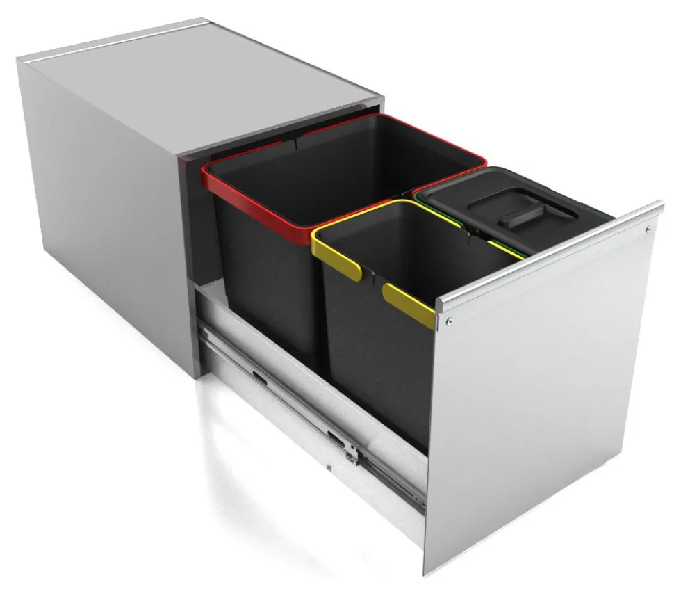 Pattumiera incasso Lavenox SY D 13 SYSTEM Inox