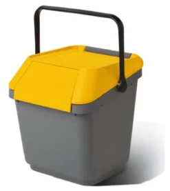 Pattumiera Mattiussi Ecologia A11737 EASYMAX Giallo