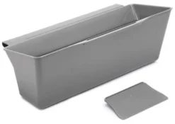Pattumiera Metaltex 29 75 26 Clean-Tex appendibile Grigio