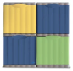 Pattumiera Stefanplast 42554 AMICA ECO SPACE Verde