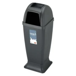 Pattumiera Stefanplast 71060 Diablo Nero
