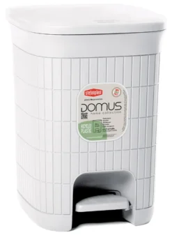 Pattumiera Stefanplast 90300 DOMUS HOME COLLECTION a pedale Bianco