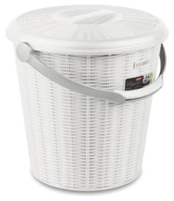 Pattumiera Stefanplast 29600 ELEGANCE a pedale Bianco