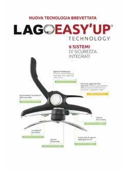 Pentola pressione Lagostina 010033010507 MIA LAGOEASY'UP Cromo lucido