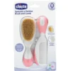Pettine bimbi Chicco 06569 10 con spazzola Rosa
