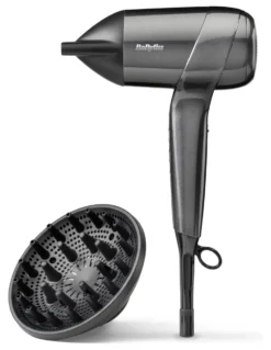 Phon Babyliss D6200DE TITANIUM SHINE Dryer Titanio