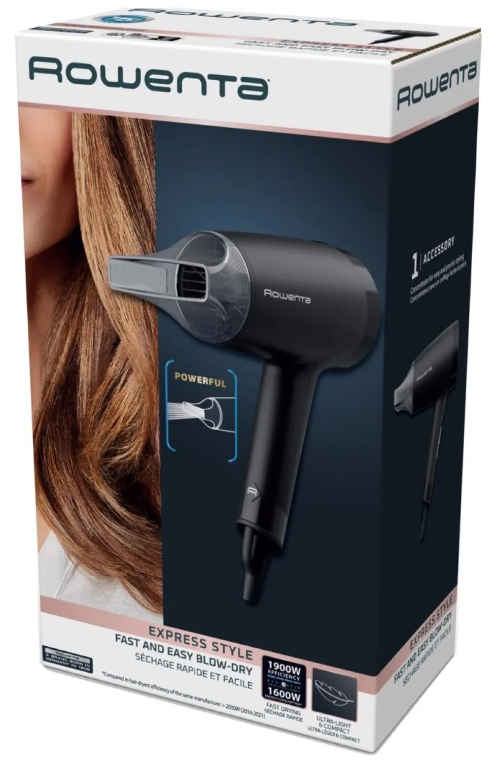 Phon Rowenta CV1801F0 EXPRESS STYLE Black
