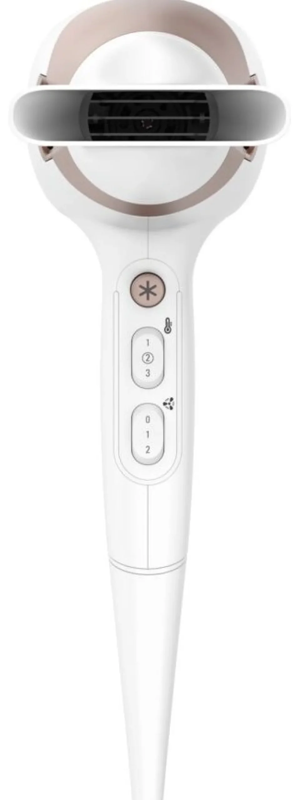 Phon Rowenta CV5830F0 STUDIO DRY GLOW Bianco e Bronzo