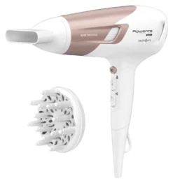 Phon Rowenta CV5830F0 STUDIO DRY GLOW Bianco e Bronzo