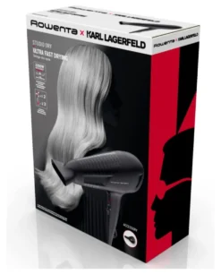 Phon Rowenta CV581L KARL LAGERFELD Studio Dry Black