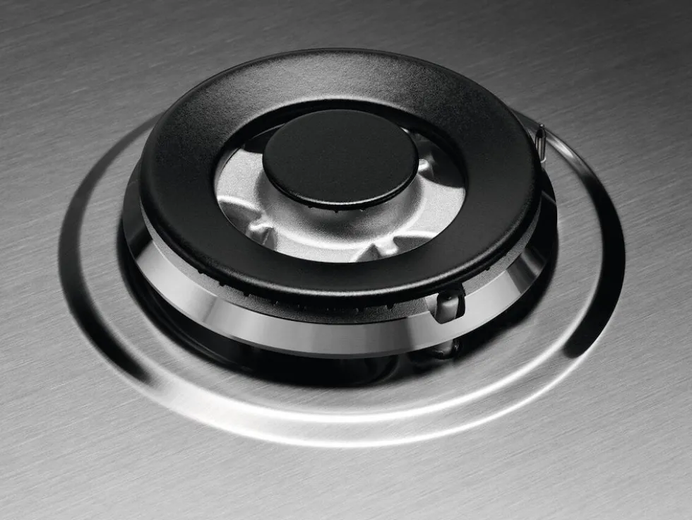 Piano cottura a gas AEG HGB64400SM da 60cm in inox con tripla corona