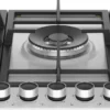 Piano cottura a gas Beko HIAW75225SXE inox 75 cm con bruciatore wok