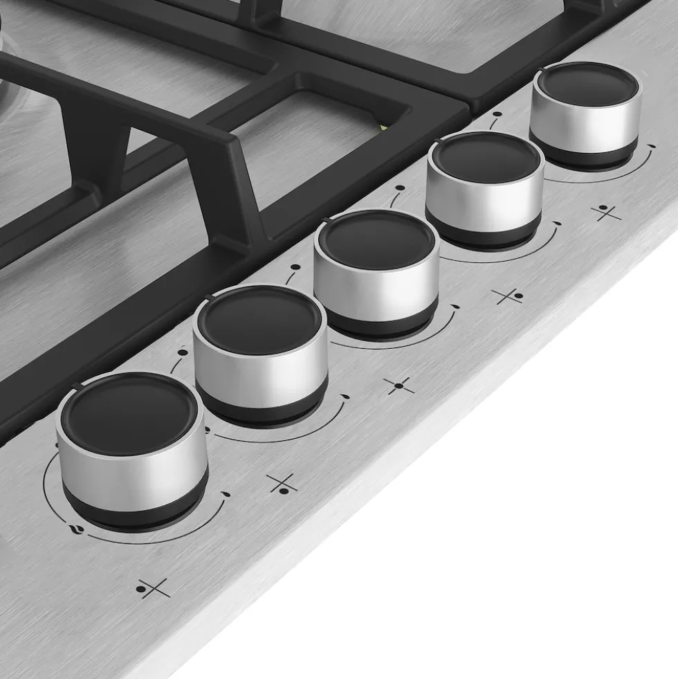 Piano cottura a gas Beko HIAW75225SXE inox 75 cm con bruciatore wok