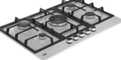 Piano cottura a gas Beko HIAW75225SXE inox 75 cm con bruciatore wok