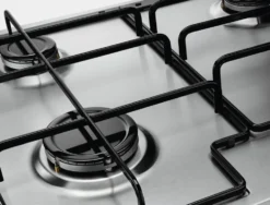Piano cottura a gas Electrolux EGS6434X da 60cm con 4 fuochi e sicurezza Sicurgas