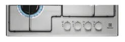Piano cottura a gas Electrolux EGS6424X da 60cm con 4 fuochi