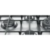 Piano cottura a gas Hotpoint Ariston PCN641TIX da 60cm con 4 fuochi e valvola di sicurezza