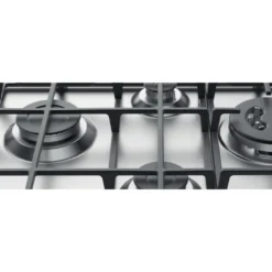 Piano cottura a gas Hotpoint Ariston PCN641TIX da 60cm con 4 fuochi e valvola di sicurezza