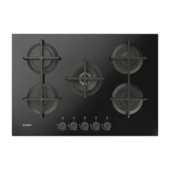 Piano cottura a gas Indesit ING72TBK1 da incasso 75cm 5 fuochi