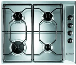 Piano cottura a gas Indesit PAA642IX/IWE1 da incasso 60cm 4 fuochi in inox