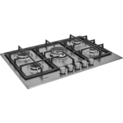 Piano cottura a gas Whirlpool GMR7522IXL da 75cm con 5 fuochi