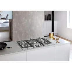 Piano cottura a gas Whirlpool GMR7522IXL da 75cm con 5 fuochi