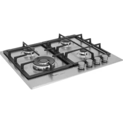 Piano cottura a gas Whirlpool GMR6422/IXL da 60cm con 4 fuochi