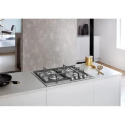 Piano cottura a gas Whirlpool GMR6422/IXL da 60cm con 4 fuochi