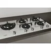 Piano cottura a gas Whirlpool GOA9523/WH 5 fuochi in cristallo bianco