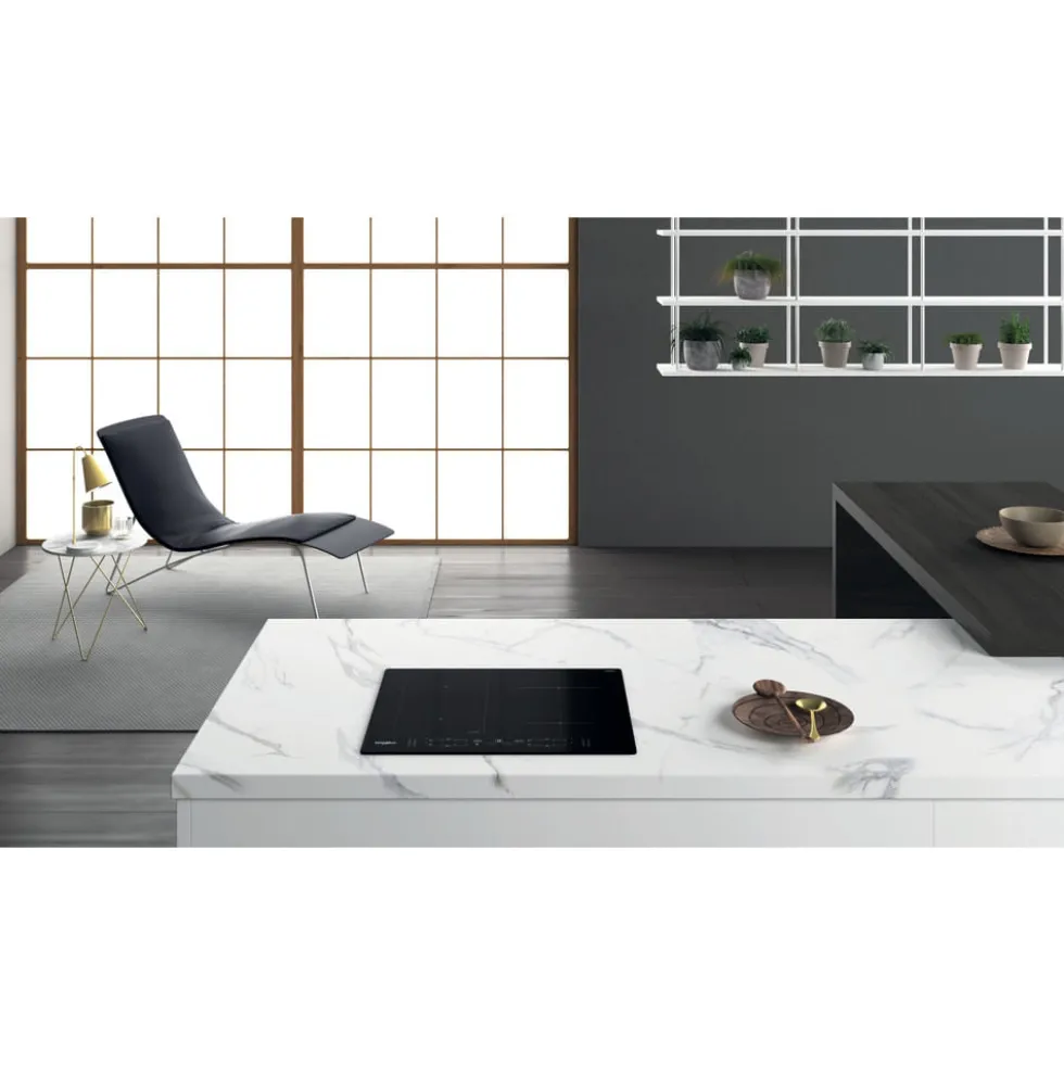 Piano cottura a induzione Whirlpool WLB8160NE con zona flessibile