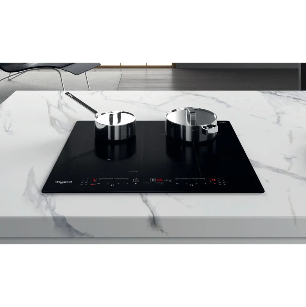Piano cottura a induzione Whirlpool WLB8160NE con zona flessibile