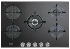 Piano cottura gas De Longhi LIFE Nsl 575 Nc Black