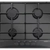 Piano cottura gas Glem Gas GT64NC Matt black