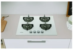 Piano cottura gas Indesit 869991699020 ING 61T WH 1 White