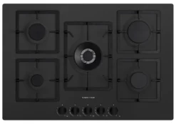 Piano cottura gas Telma FLAT75 26 Black