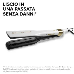 Piastra a vapore Imetec Steam Elixir per capelli lisci e protetti
