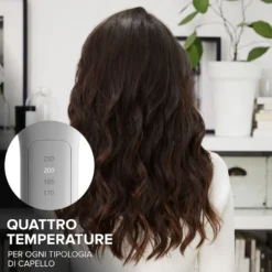 Piastra a vapore Imetec Steam Elixir per capelli lisci e protetti