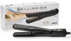 Piastra capelli Imetec 11967 BELLISSIMA Airsleek 2in1 Black Matt e Gol