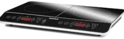 Piastra induzione G3 Ferrari G10047W0 HI TECH CHEF doppia Black e Silv