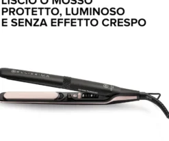 Piastra per capelli Imetec Bellissima Creativity Ion, liscio e mosso senza effetto crespo